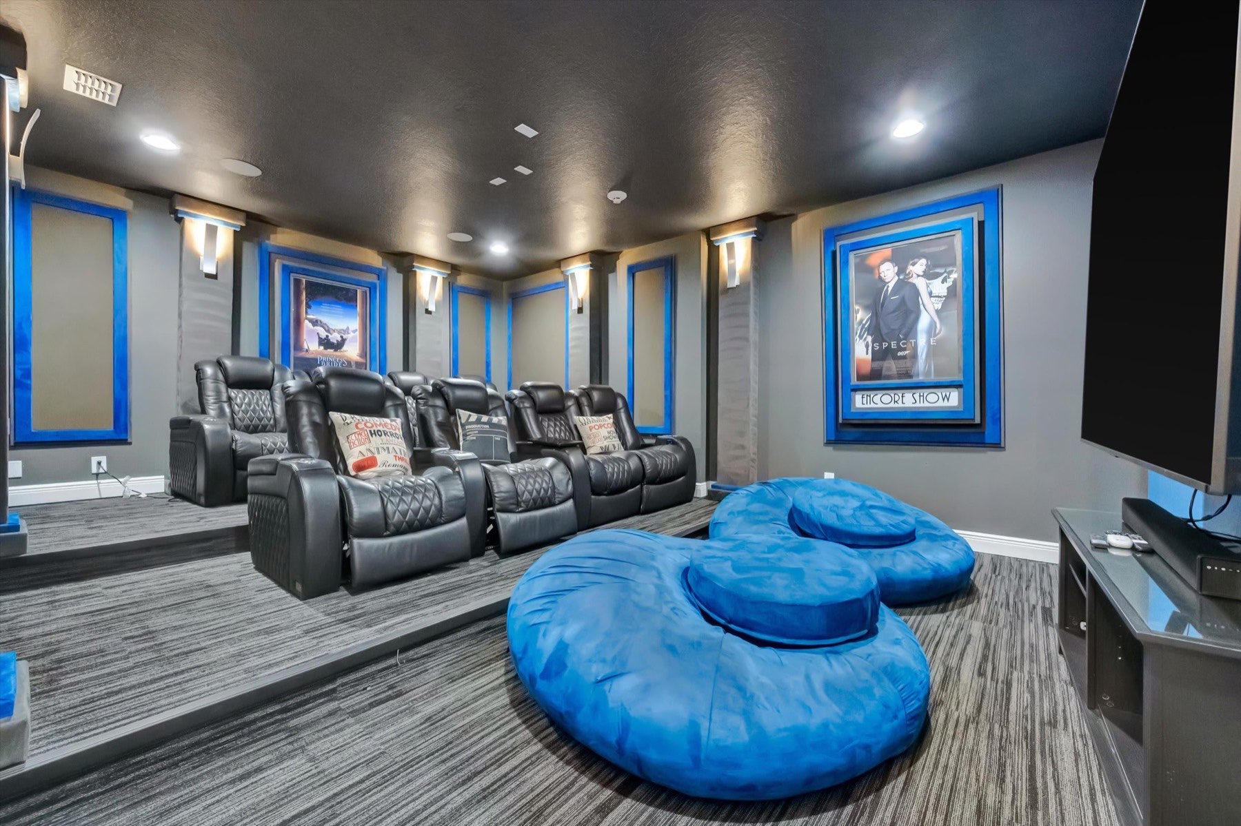 Private theater room in an Encore Resort at Reunion vacation home